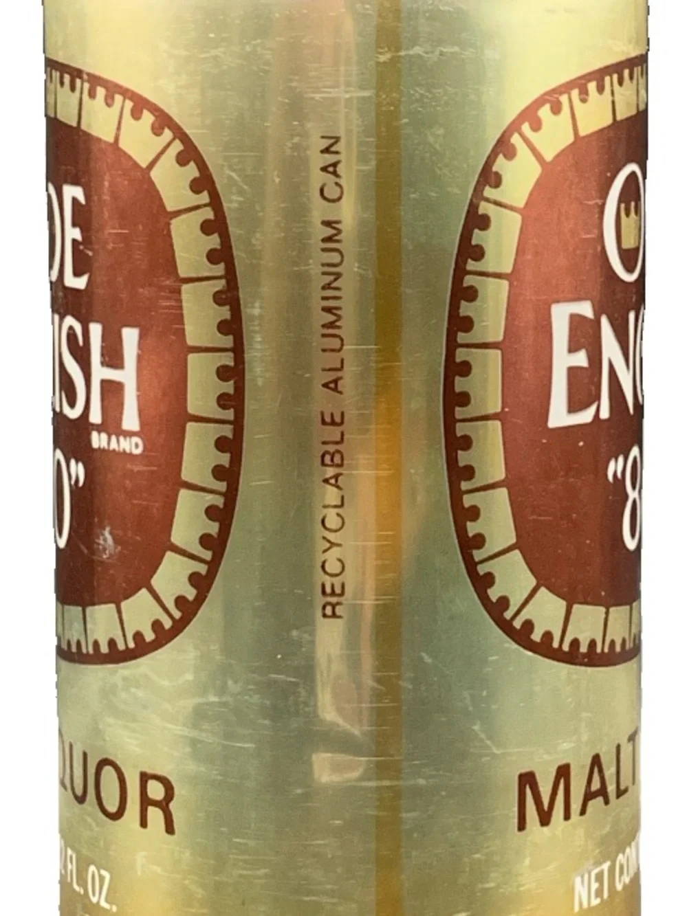 Vintage Beer Can Olde English 800 Malt Liquor Tab Empty Aluminum Can